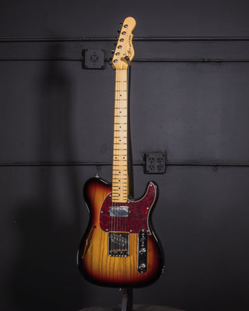 B-Stock Instruments - Tribute ASAT Classic Bluesboy Semi-Hollow - 3-Tone Sunburst - MP