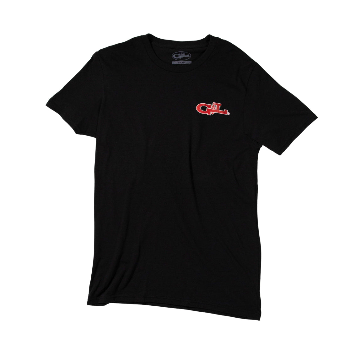 Apparel - G&L Black Short-Sleeve T-Shirt