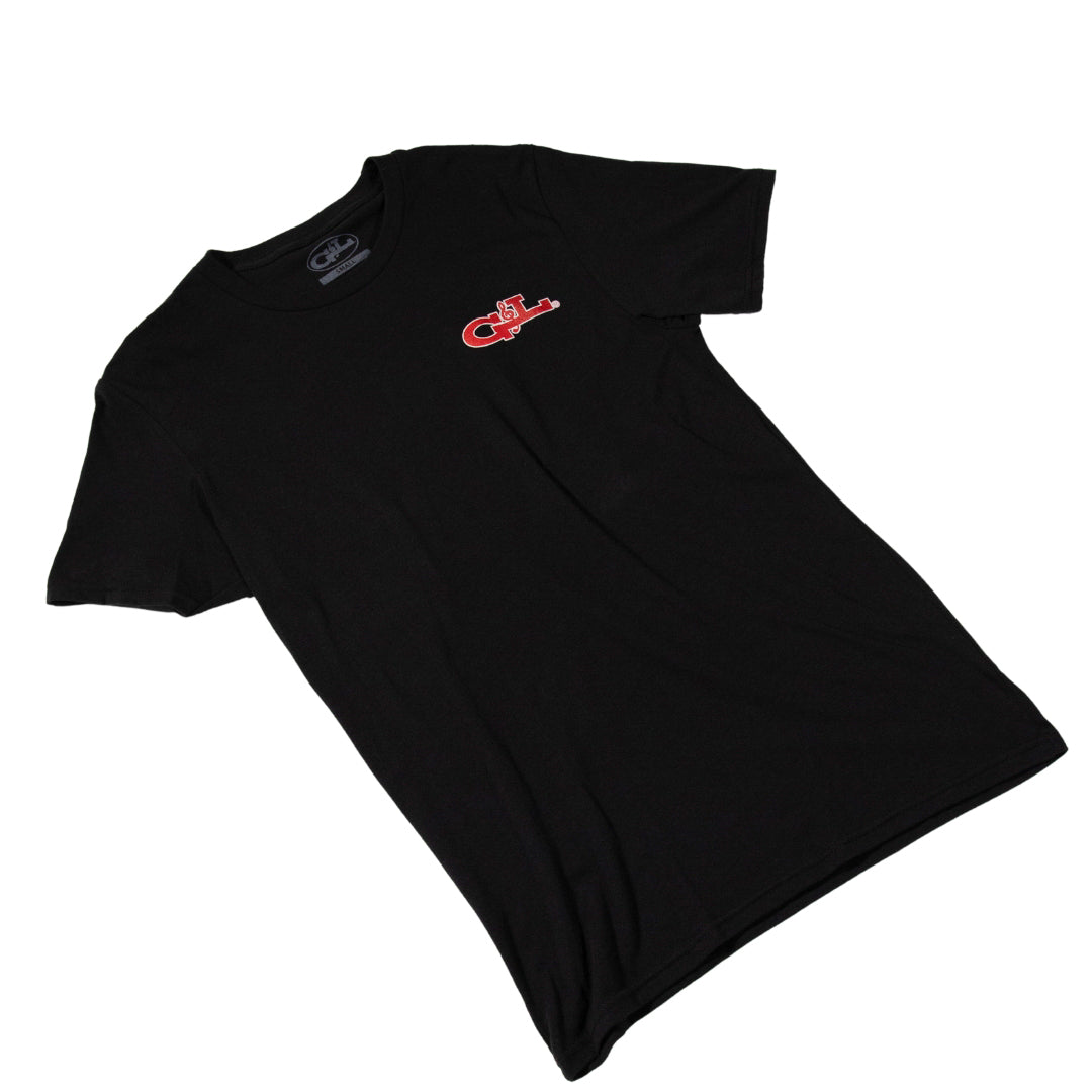 Apparel - G&L Black Short-Sleeve T-Shirt