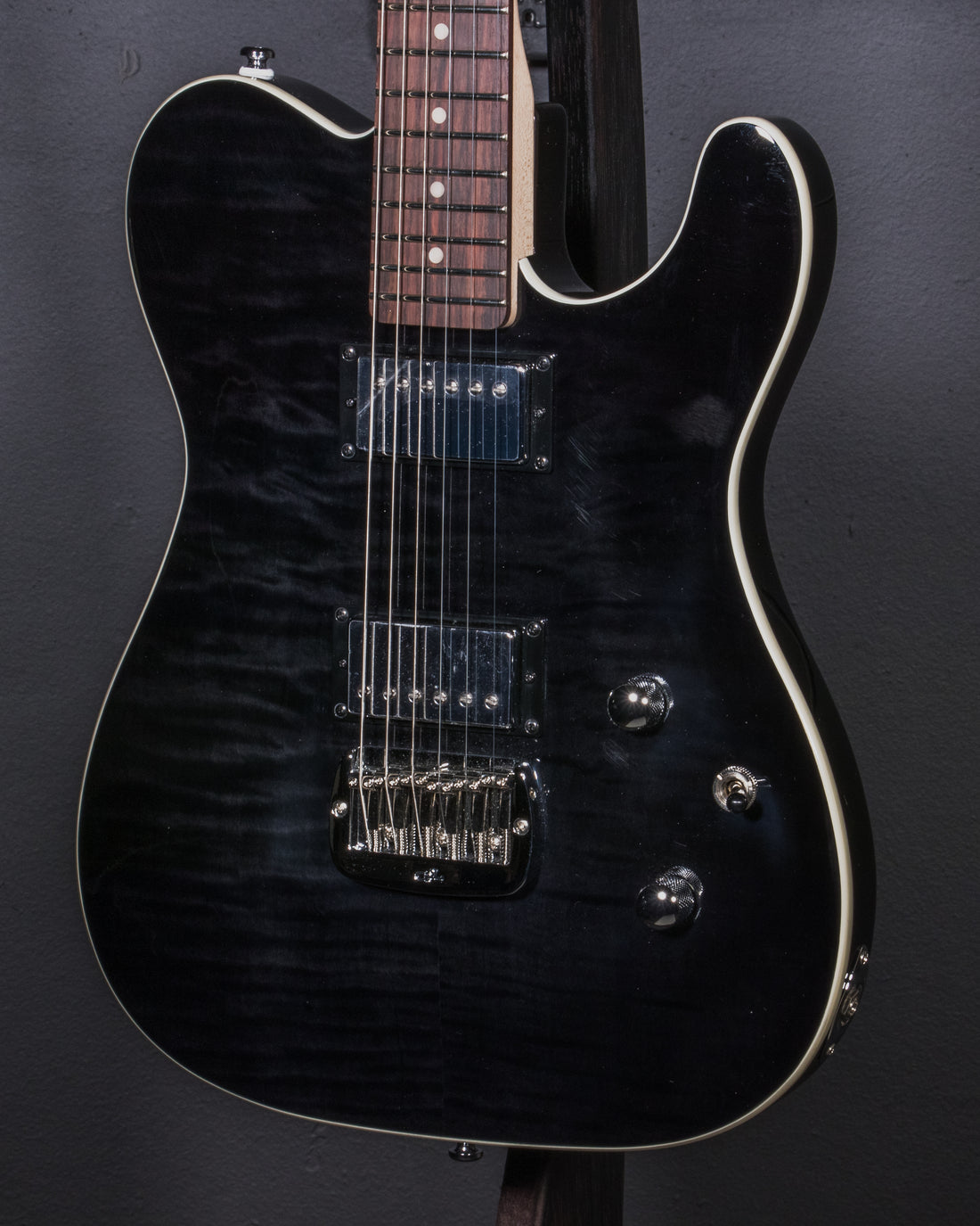 B-Stock Instruments - Tribute ASAT Deluxe Carved Top - Trans Black - RW