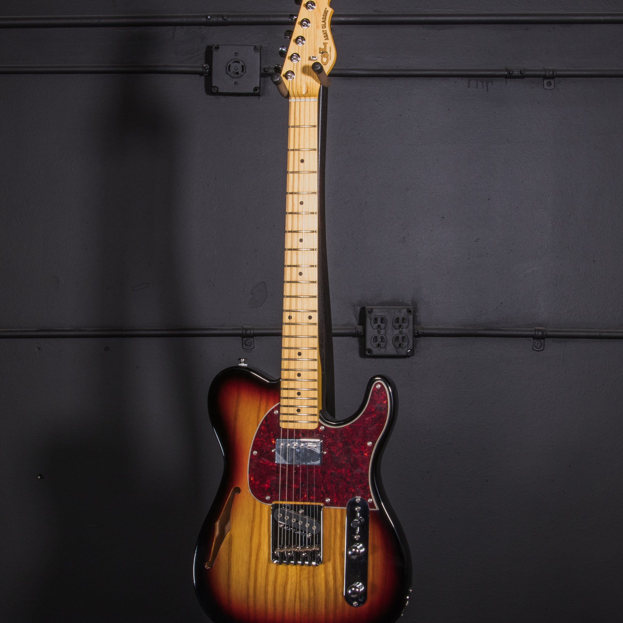 B-Stock Instruments - Tribute ASAT Classic Bluesboy Semi-Hollow - 3-Tone Sunburst - MP