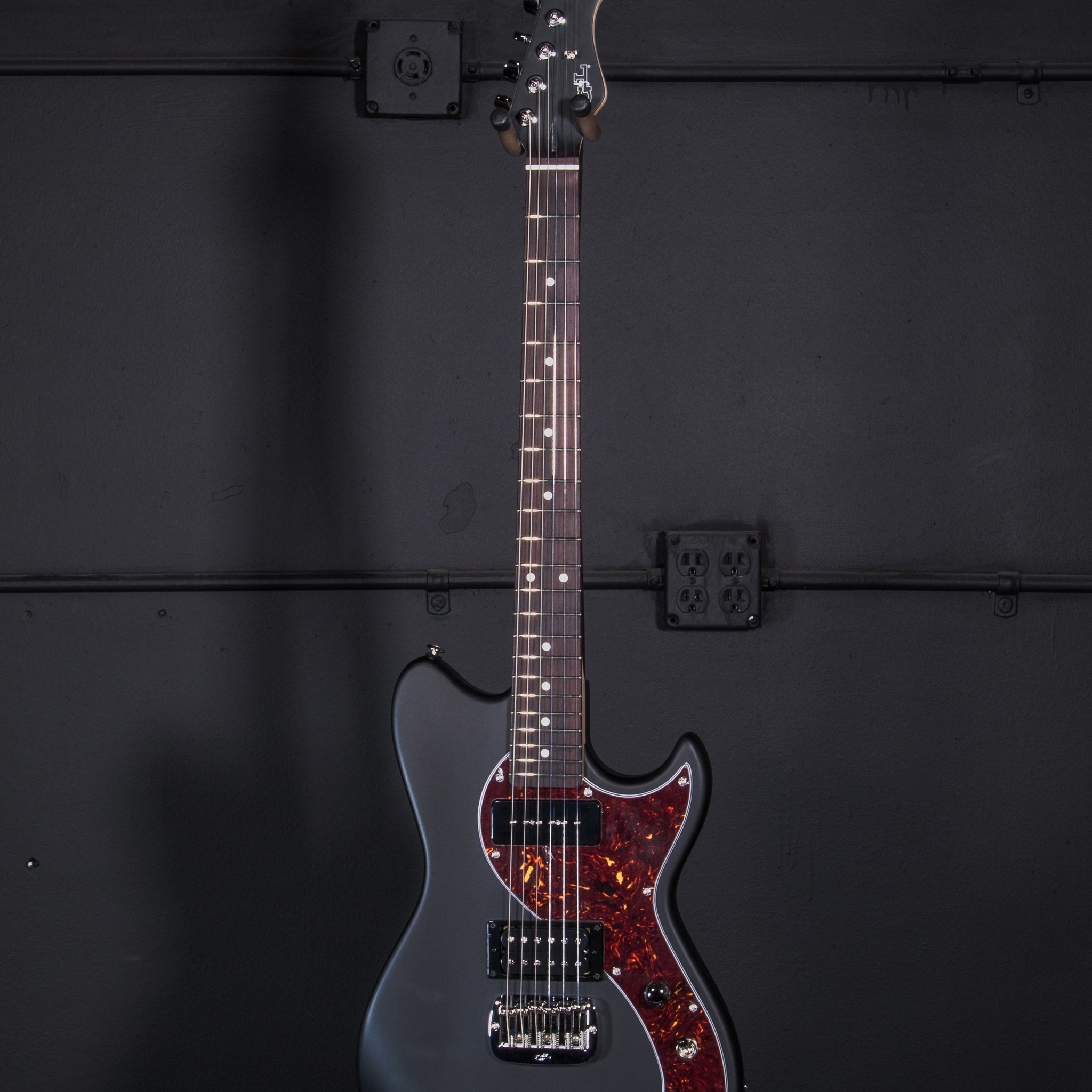BTO - Fallout Guitar - Jet Black Satin "Frost" Top Coat - RW
