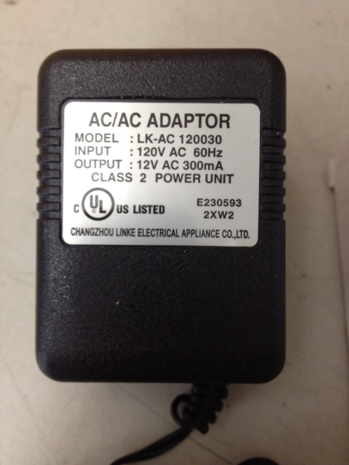 Supply - 12vac Adapter – Online