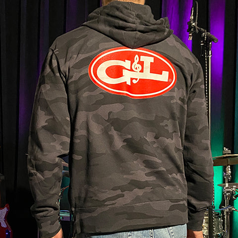 Apparel - G&L Black Camo Hoodie